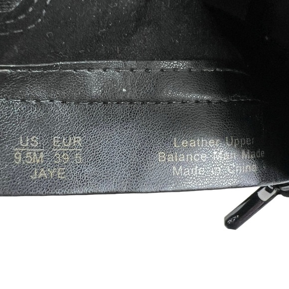 SAME EDELMAN Jaye Black Suede Square Toe Block Heeled Platform Boots 9.5 - Picture 7 of 8